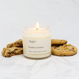 Warm Cookie Coconut & Soy Wax Candle With Lid