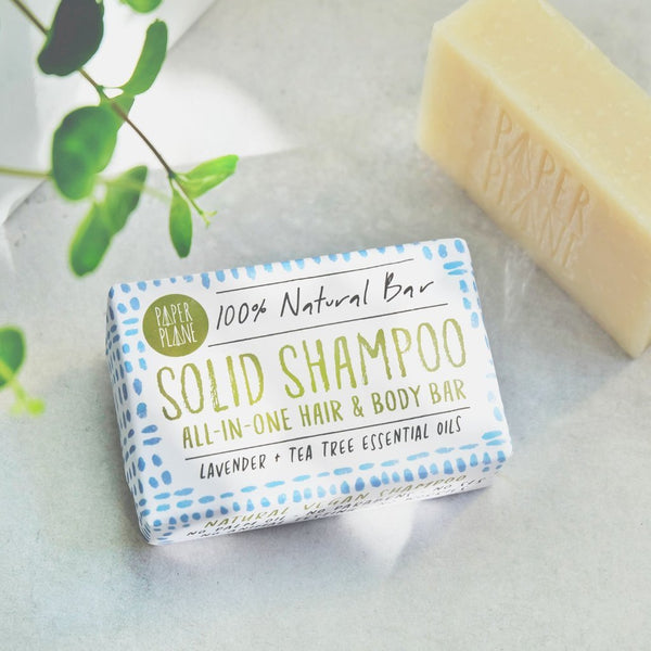Lavender & Tea Tree Natural Vegan Shampoo Bar