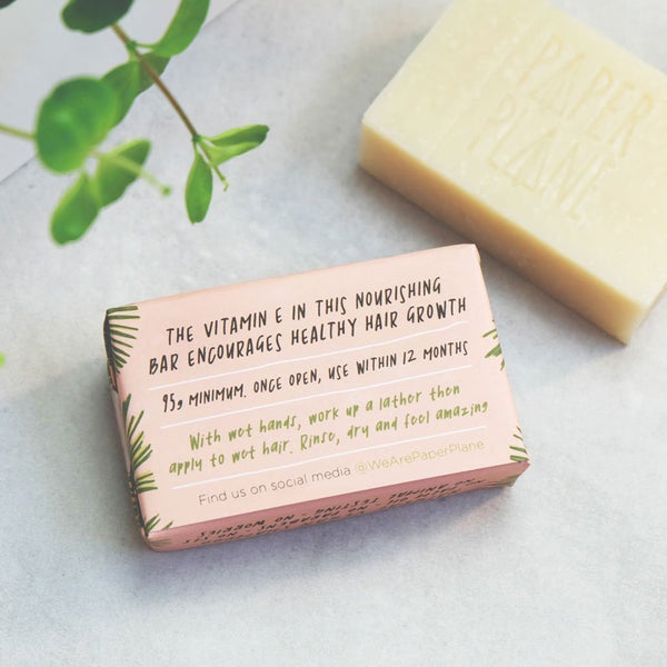 Lavender & Geranium Natural Vegan Shampoo Bar