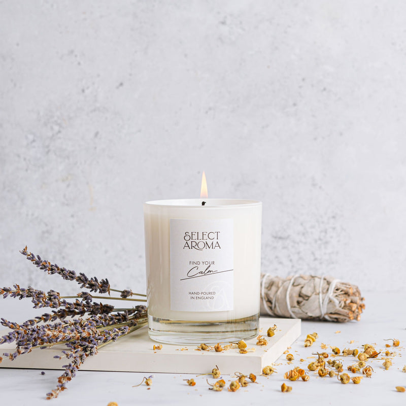 Calm Soy & Coconut Wax Luxury Natural Aromatherapy Candle