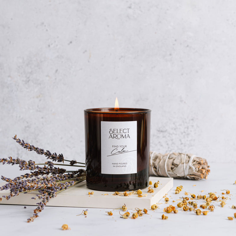 Calm Soy & Coconut Wax Luxury Natural Aromatherapy Candle