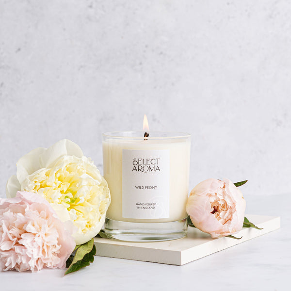 Wild Peony Luxury Soy & Coconut Wax Candle