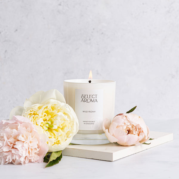 Wild Peony Luxury Soy & Coconut Wax Candle