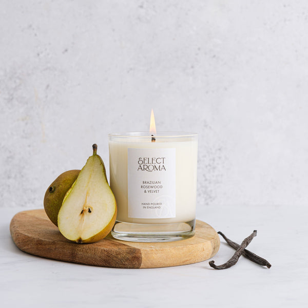 Brazilian Rosewood & Velvet Luxury Soy & Coconut Wax Candle