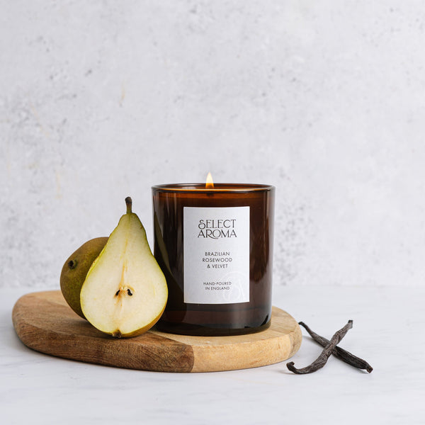 Brazilian Rosewood & Velvet Luxury Soy & Coconut Wax Candle