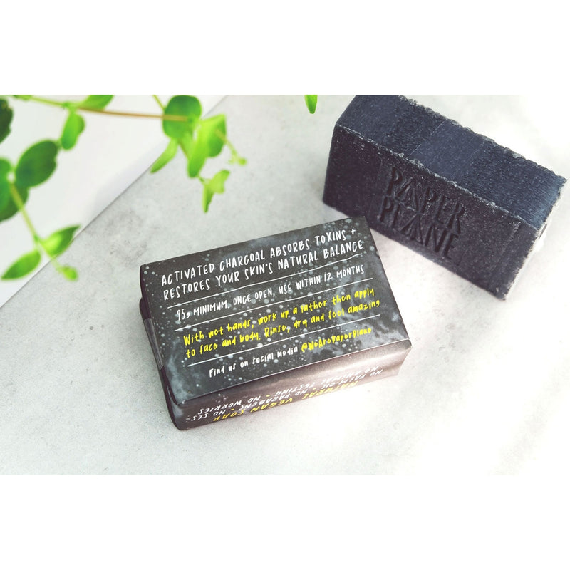 Natural Vegan Charcoal Soap Bar