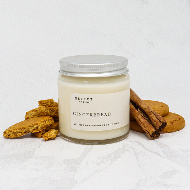 Gingerbread Coconut & Soy Wax Candle With Lid
