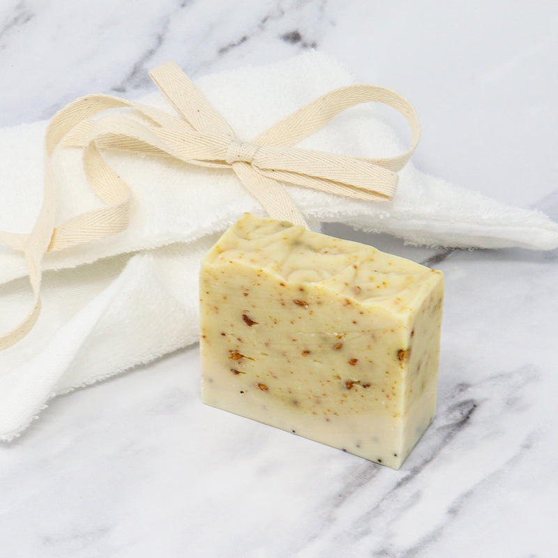 Lemon & Poppy Seed Natural Soap Bar - 100g