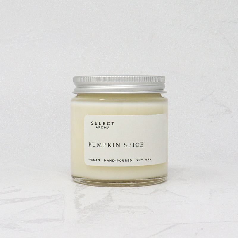 Pumpkin Spice Coconut & Soy Wax Candle With Lid